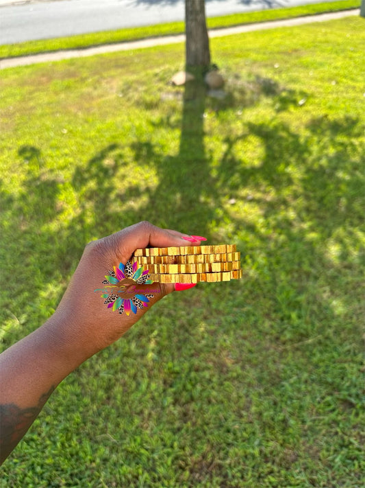 Geode Coaster Set with Stand