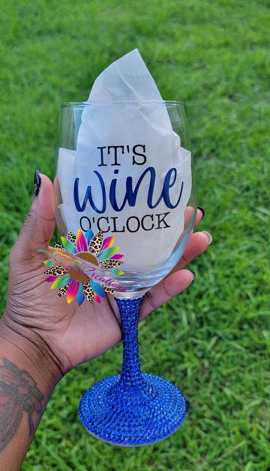 Bling Wine Glass