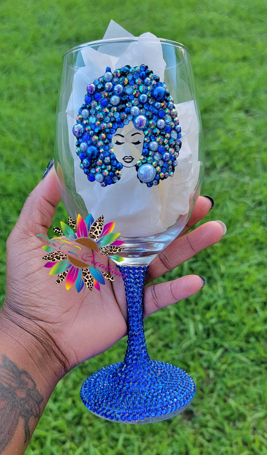 Bling Wine Glass